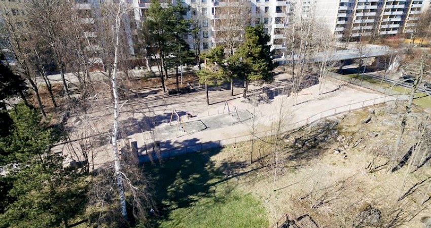 YIT lahjoittaa helsinkiläisille Itä-Helsingissä sijaitsevan Sähköttäjänpuiston peruskorjauksen.