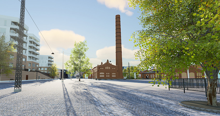 Bruno Granholmin aukion projektissa Helsingin kaupungilla tutkittiin pelimoottoriteknologian käyttöä osana osallistavaa kaupunkisuunnittelua.