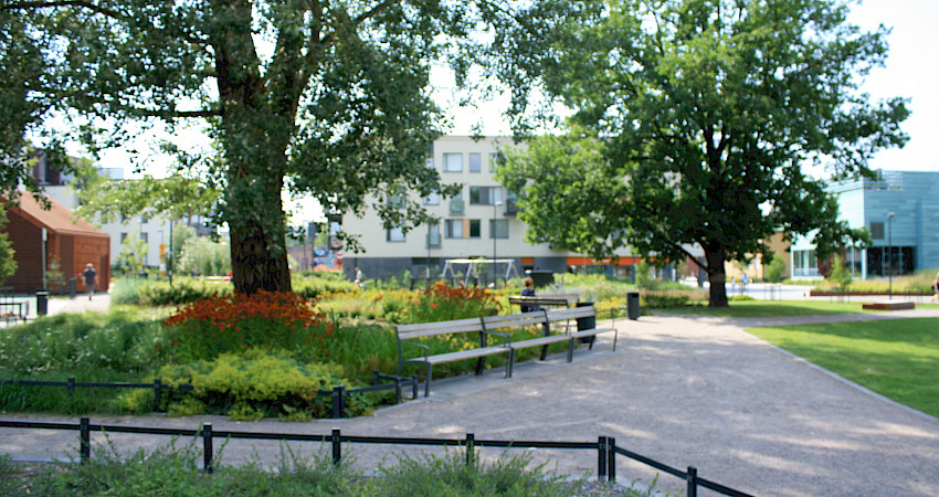 Kirjastonpuisto, Vantaa. Kuva: Essi Mäkinen